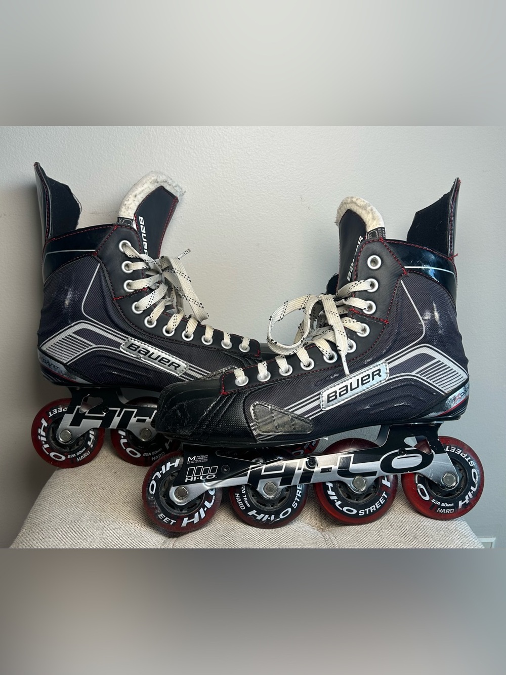 Bauer Vapor XDart Roller Inline Hockey Skates Size 8R USA Shoes Size 9.5 Men’s